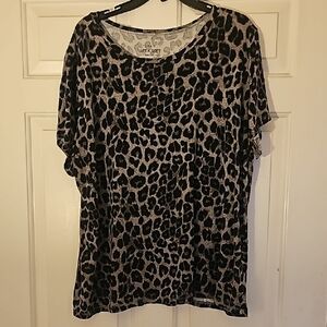 Leopard Print Women's Top